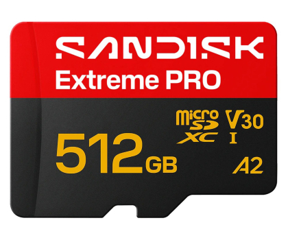 Karta pamięci microSD Sandisk 512GB microSDXC Extreme Pro UHS-I 250/170 MB/s